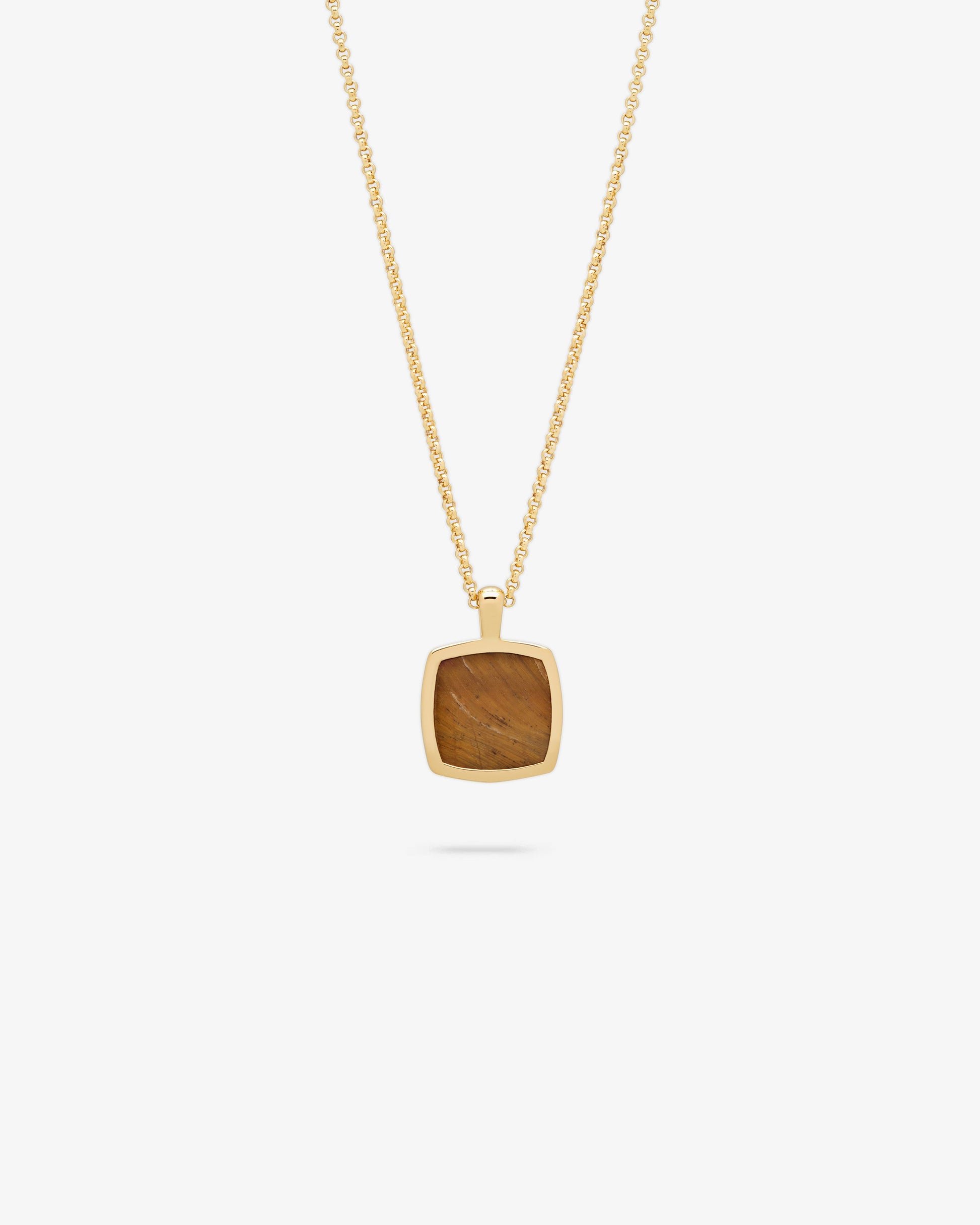 Tom Wood Cushion Pendant Tiger Eye