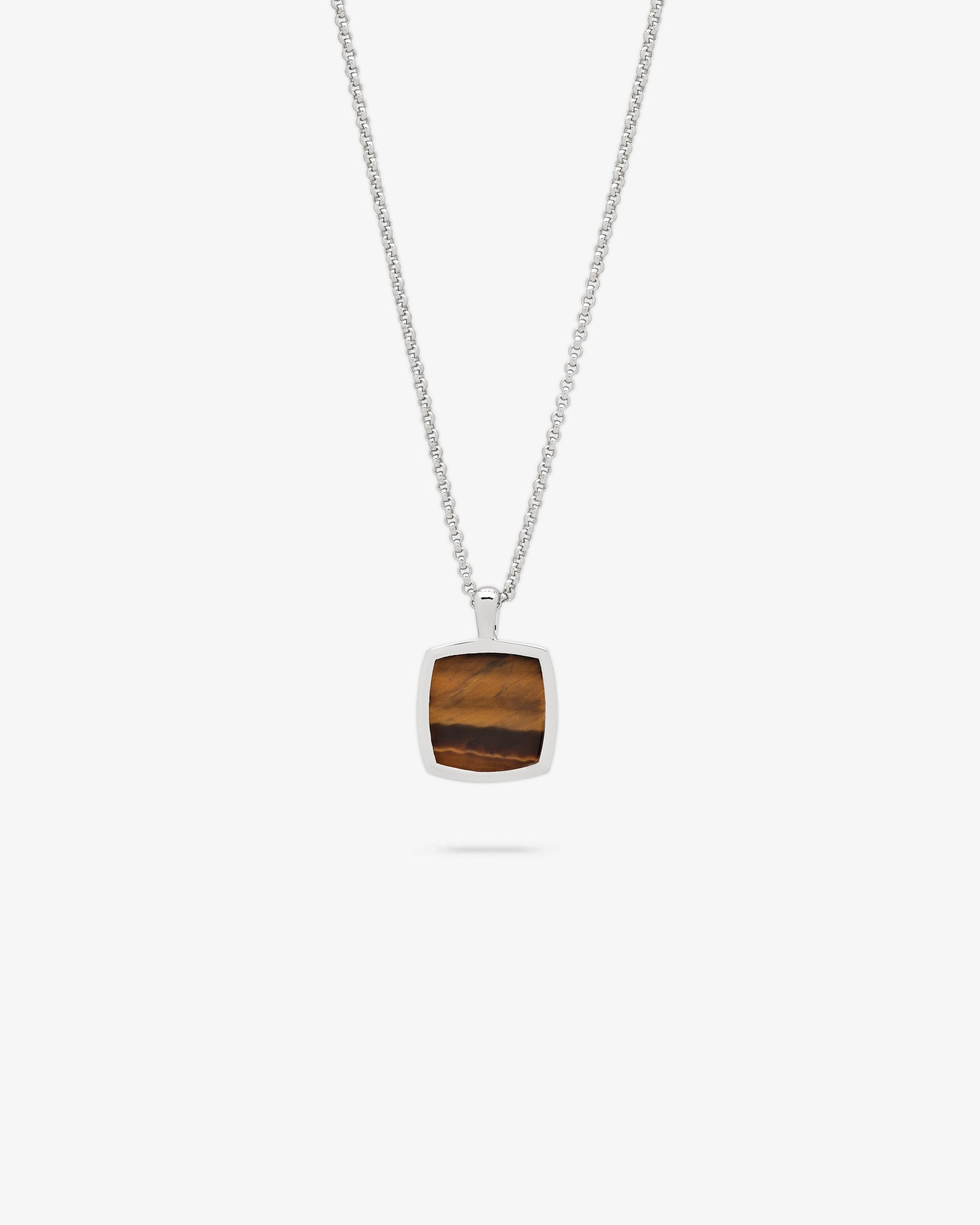 Tom Wood Cushion Pendant Tiger Eye