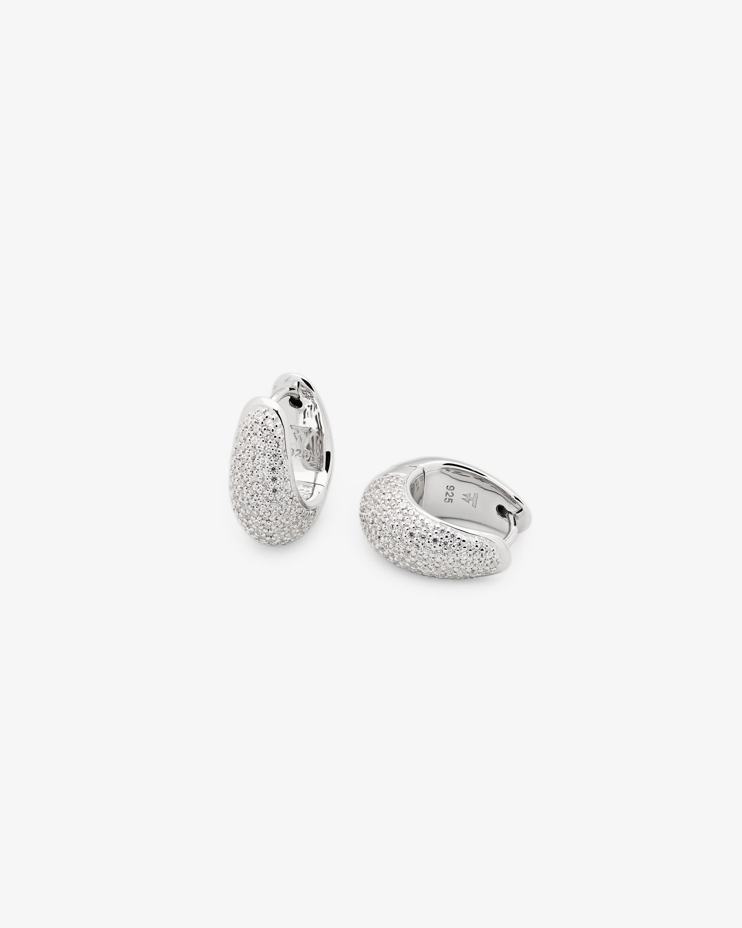 Tom Wood Ice Hoops Small Pave