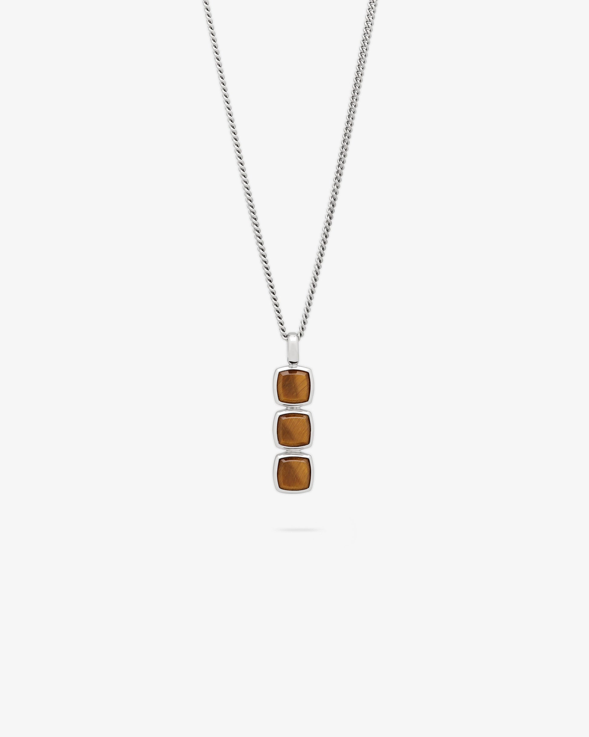 Tom Wood Mini Cushion Pendant Tiger Eye
