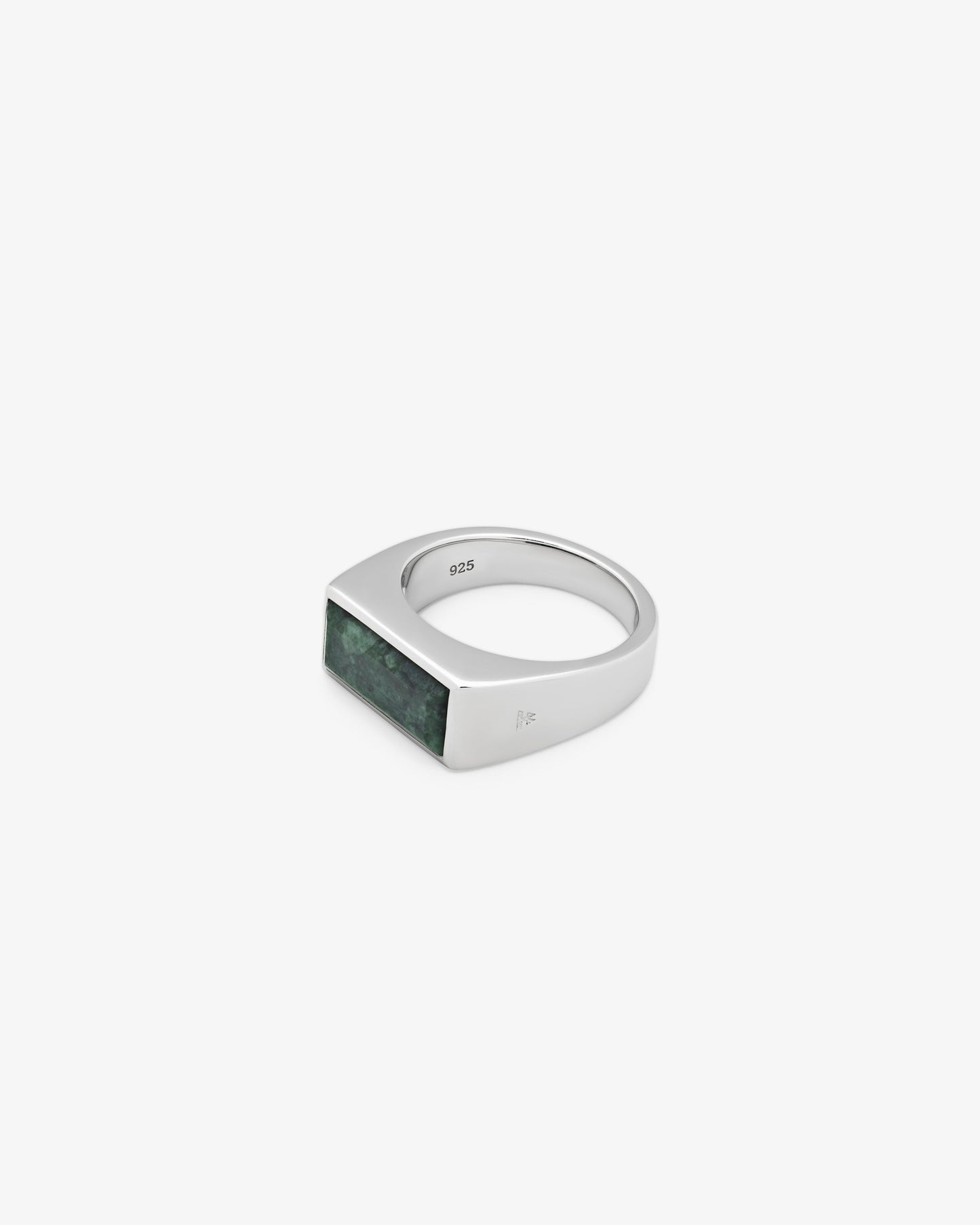 Tom Wood Peaky Ring Green Marble