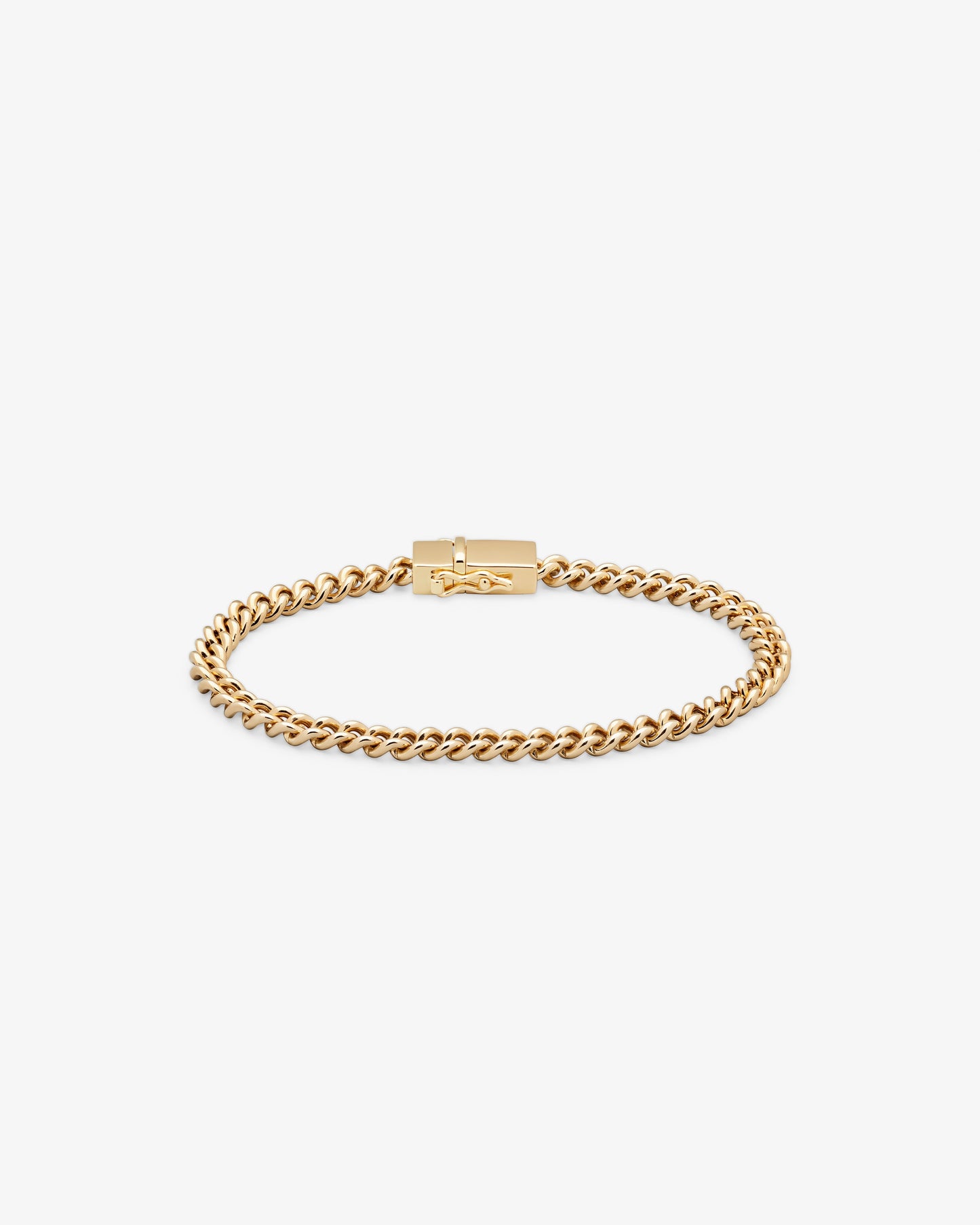 Tom Wood Rounded Curb Bracelet Thin