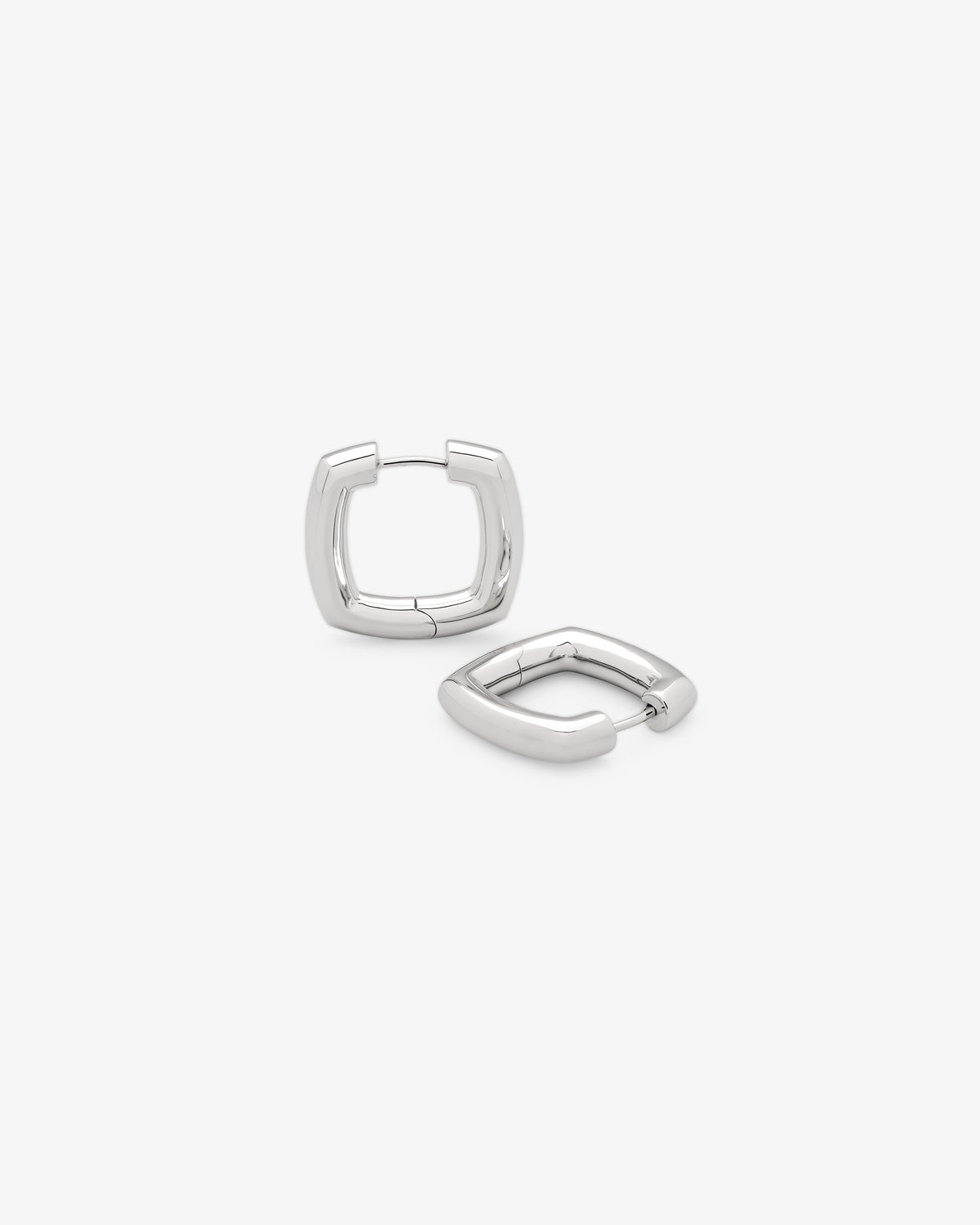 Tom Wood Frame Hoops Medium in 925 sterling silver