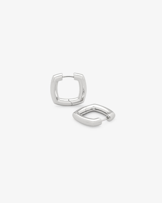 Tom Wood Frame Hoops Medium in 925 sterling silver