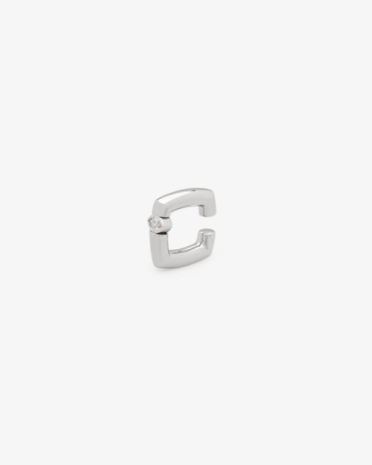 Tom Wood Frame Ear Cuff Diamond in 925 sterling silver