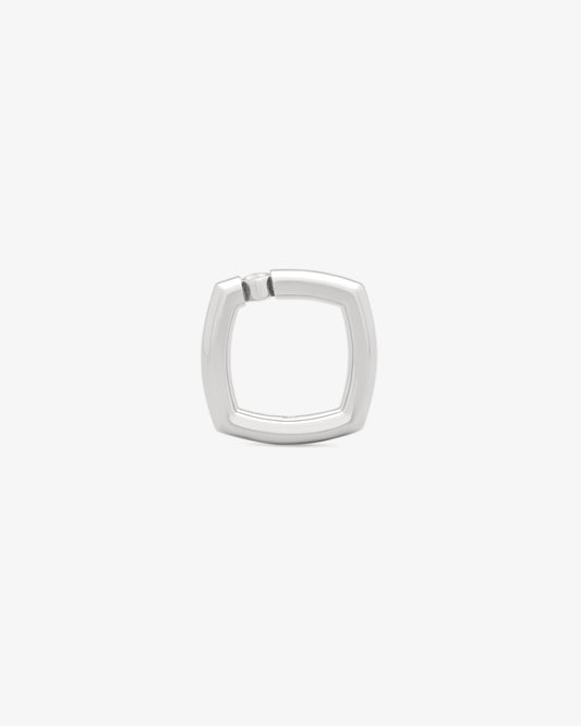 Tom Wood Frame Ring Slim Diamond in 925 sterling silver