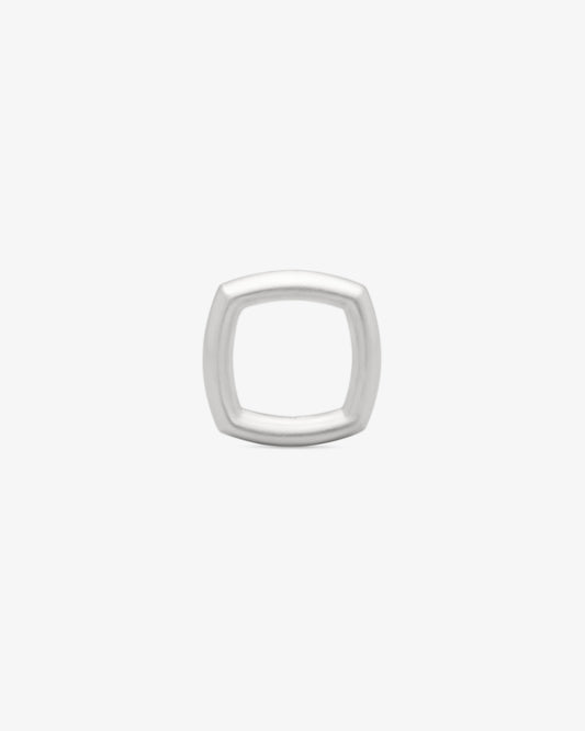 Tom Wood Frame Ring Satin in 925 sterling silver