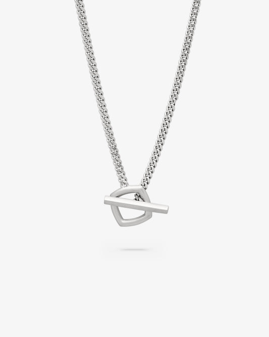Tom Wood Frame Pendant Satin Thick in 925 sterling silver