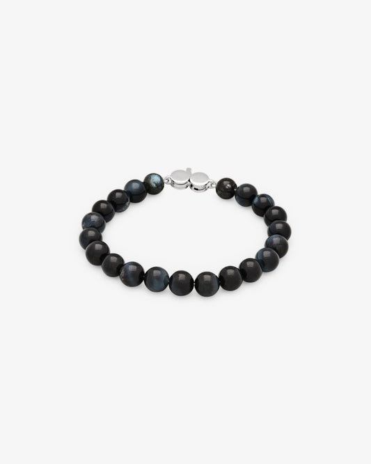 Tom Wood Cove Bracelet Blue Hawk Eye