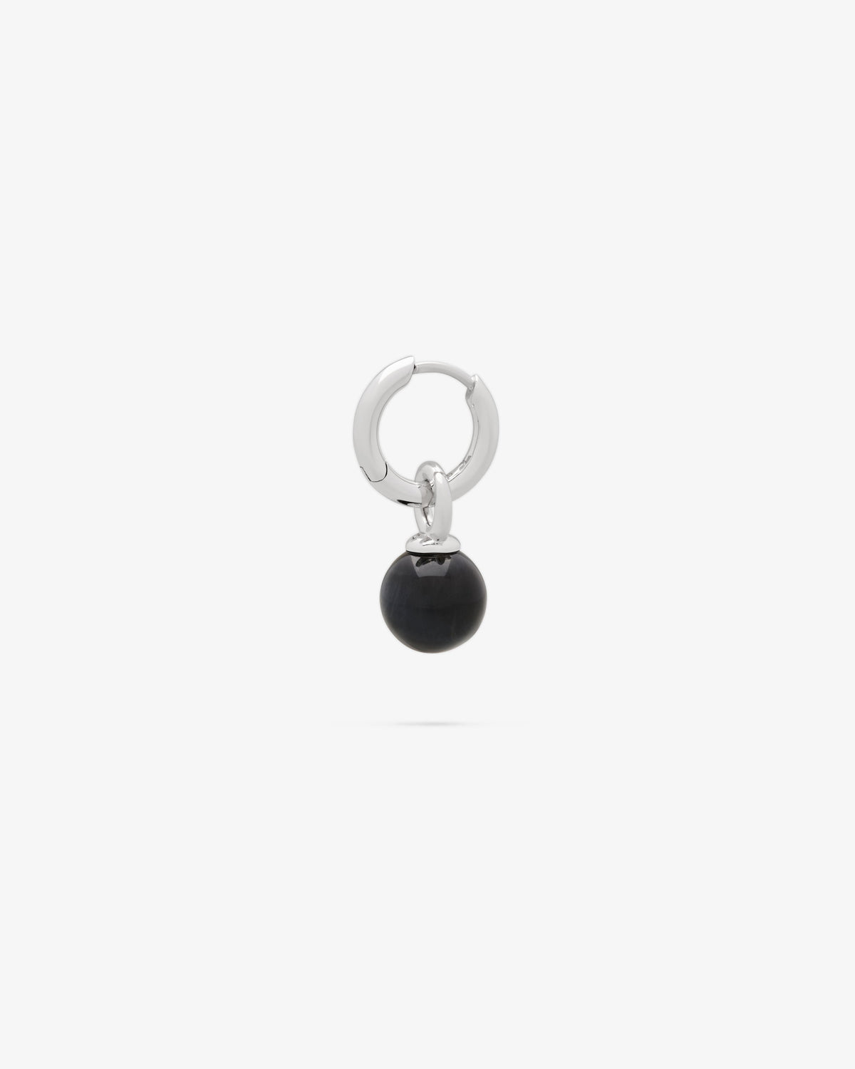 Tom Wood Cove Hoop Blue Hawk Eye Single Earring