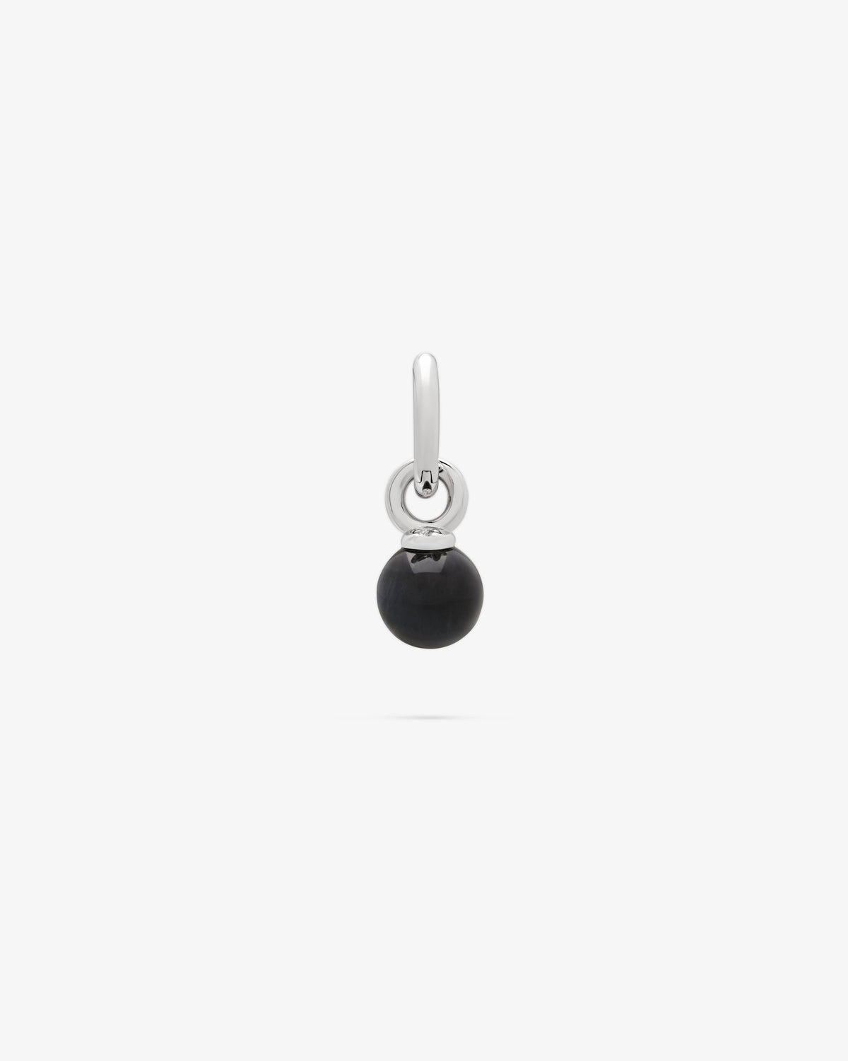 Tom Wood Cove Hoop Blue Hawk Eye Single Earring, alternate view