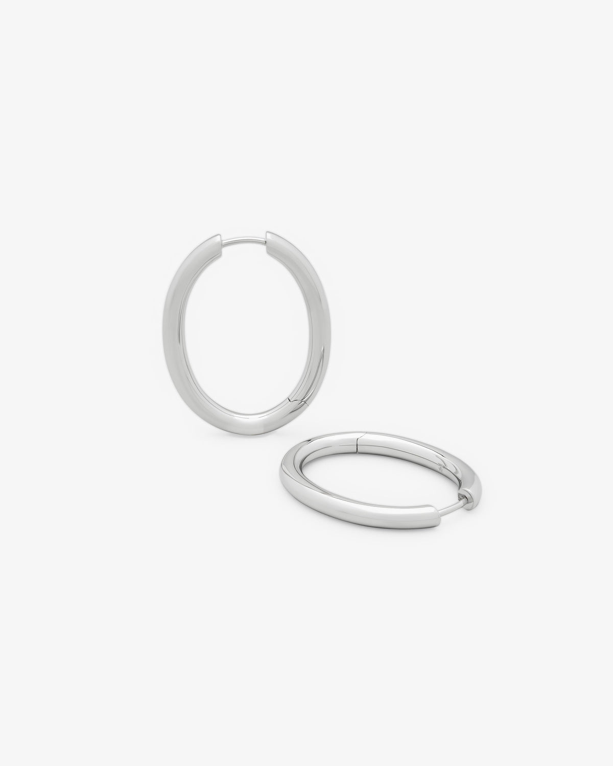 Tom Wood Ada Hoops Large in 925 sterling silver