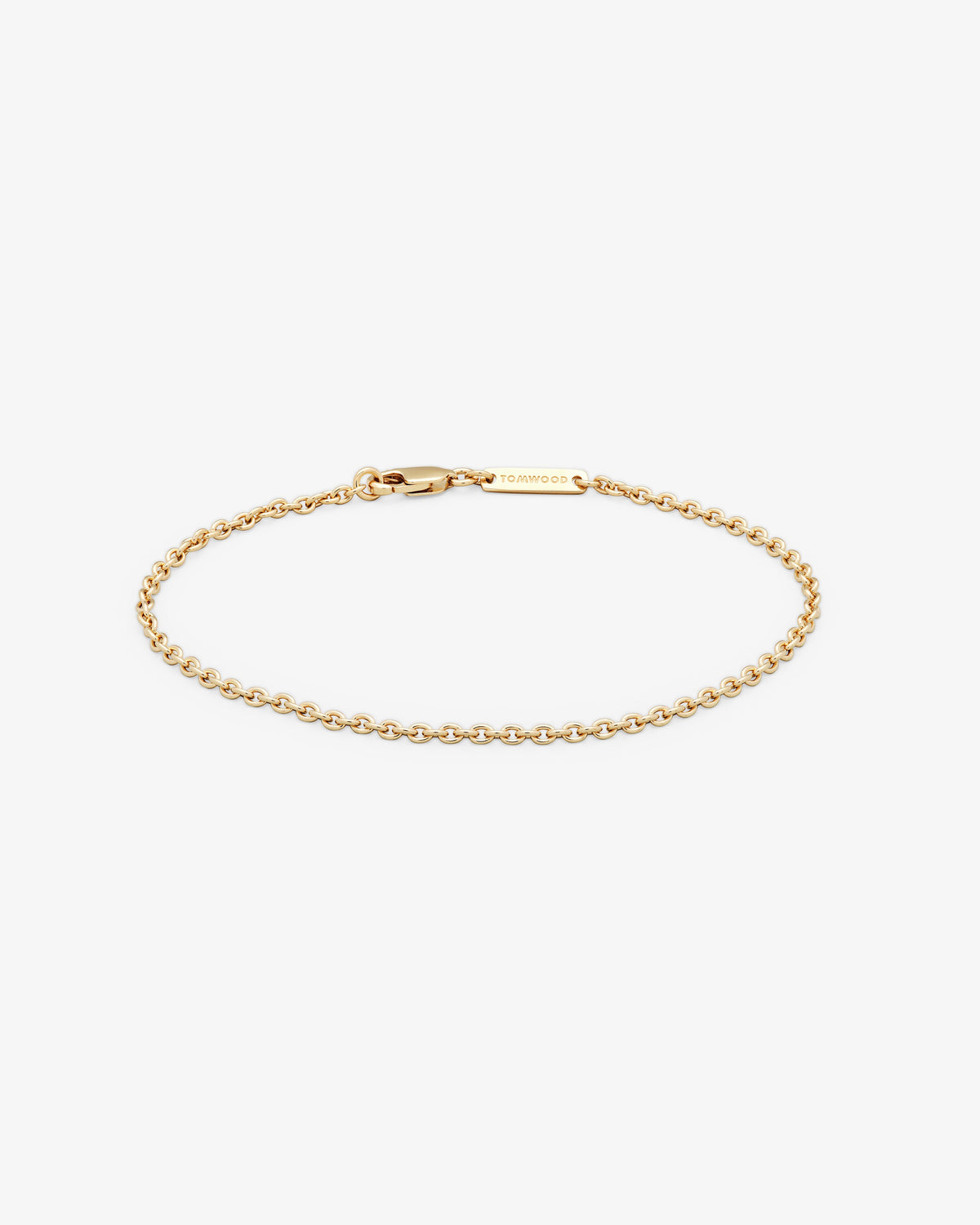 Tom Wood Ada Bracelet Super Slim in gold-plated sterling silver