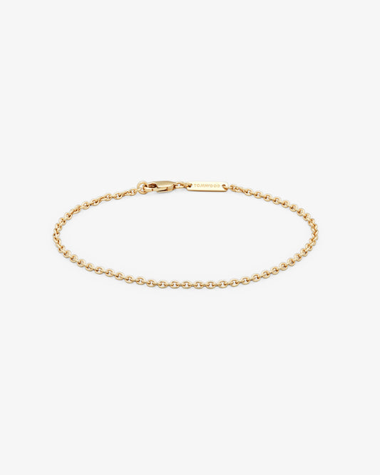 Tom Wood Ada Bracelet Super Slim in gold-plated sterling silver
