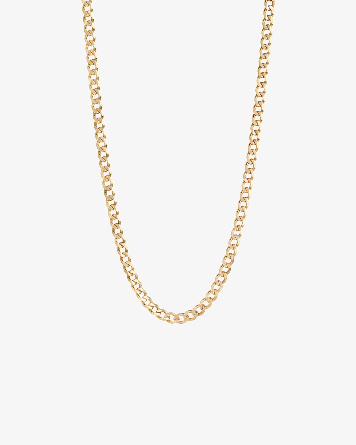 Maria Black Forza Necklace 43 in gold-plated sterling silver, front view