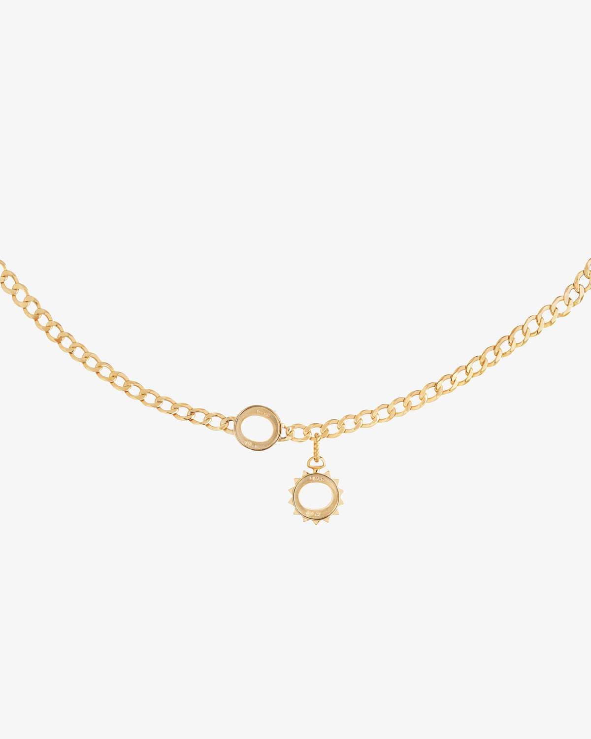 Maria Black Adriana Necklace in gold-plated sterling silver, detail, view 3