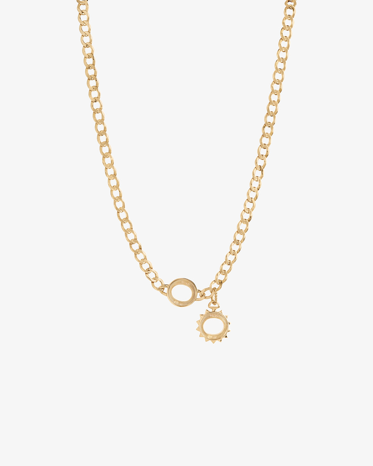 Maria Black Adriana Necklace in gold-plated sterling silver, detail, view 4