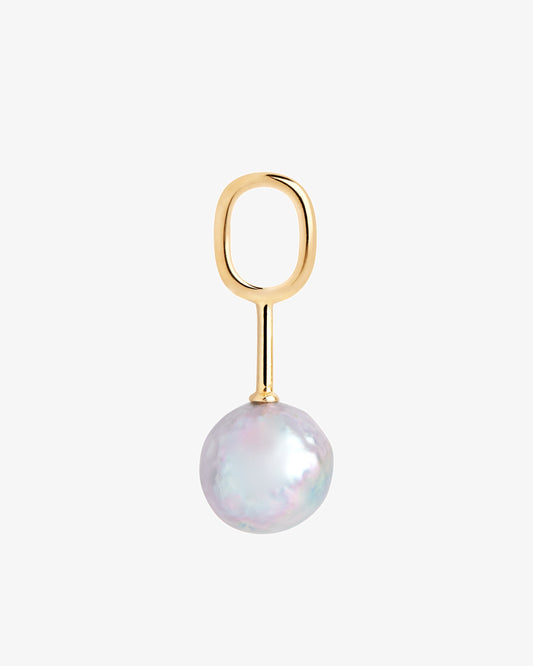 Maria Black Houseparty Mother of Pearl Charm in gold-plated brass