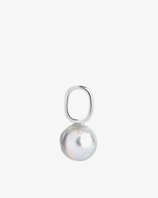 Maria Black Blue Mountain Pearl Charm in 925 sterling silver
