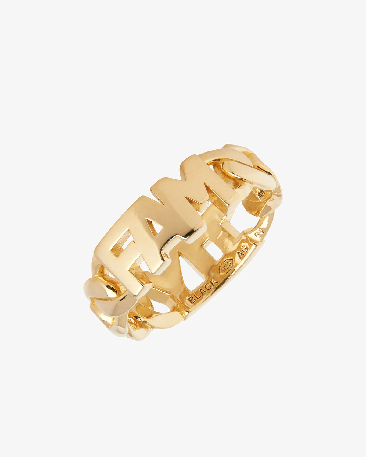 Maria Black Family Ring in gold-plated sterling silver