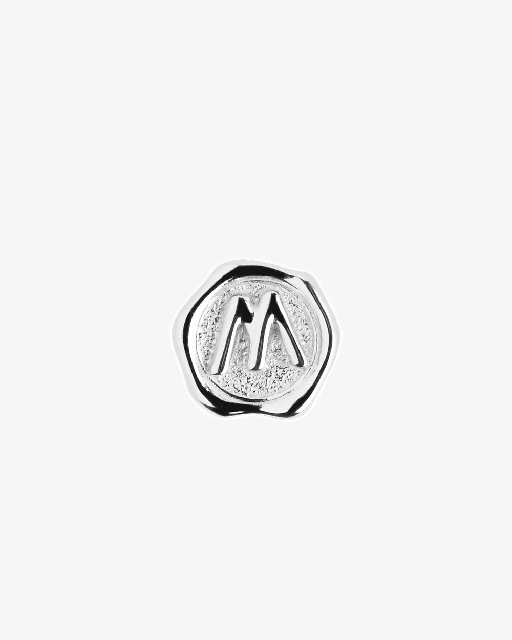Maria Black Signet Coin Charm in 925 sterling silver, alternate view
