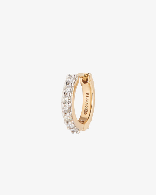 Maria Black Fine 14K Gold Madame Lab Grown Diamond Huggie Single Earring