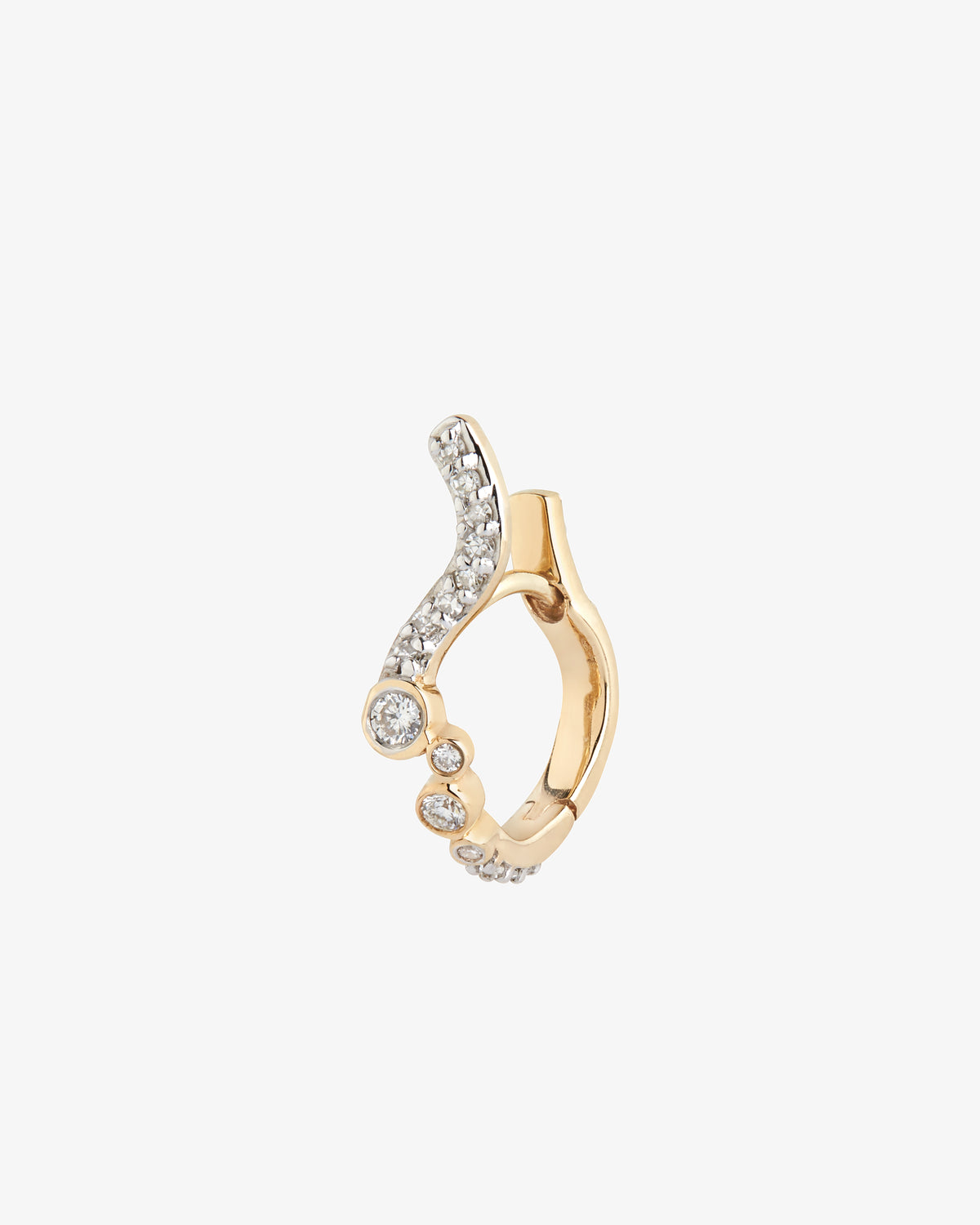 Maria Black Fine 14K Gold Versailles Huggie Single Earring