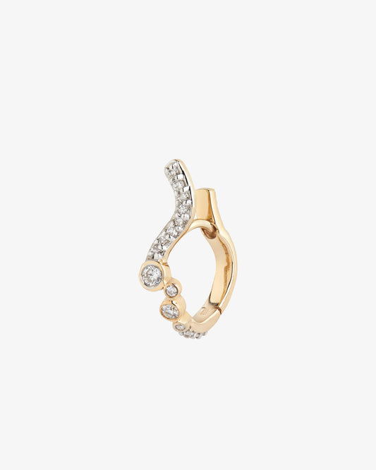 Maria Black Fine 14K Gold Versailles Huggie Single Earring