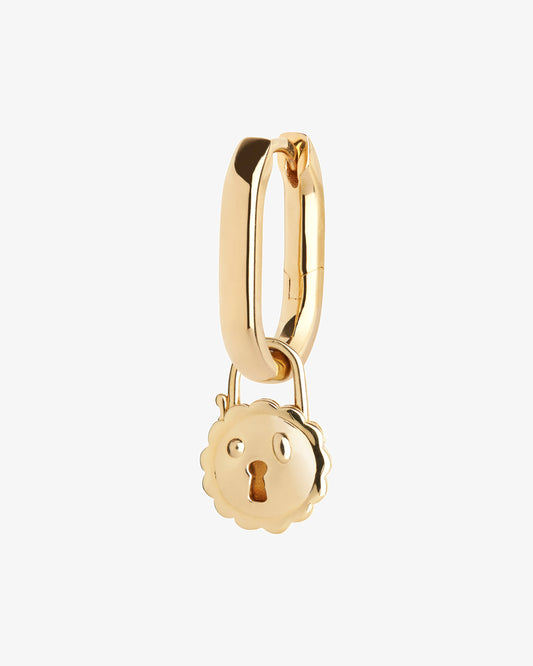 Maria Black Hungover Huggie Single Earring in gold-plated sterling silver