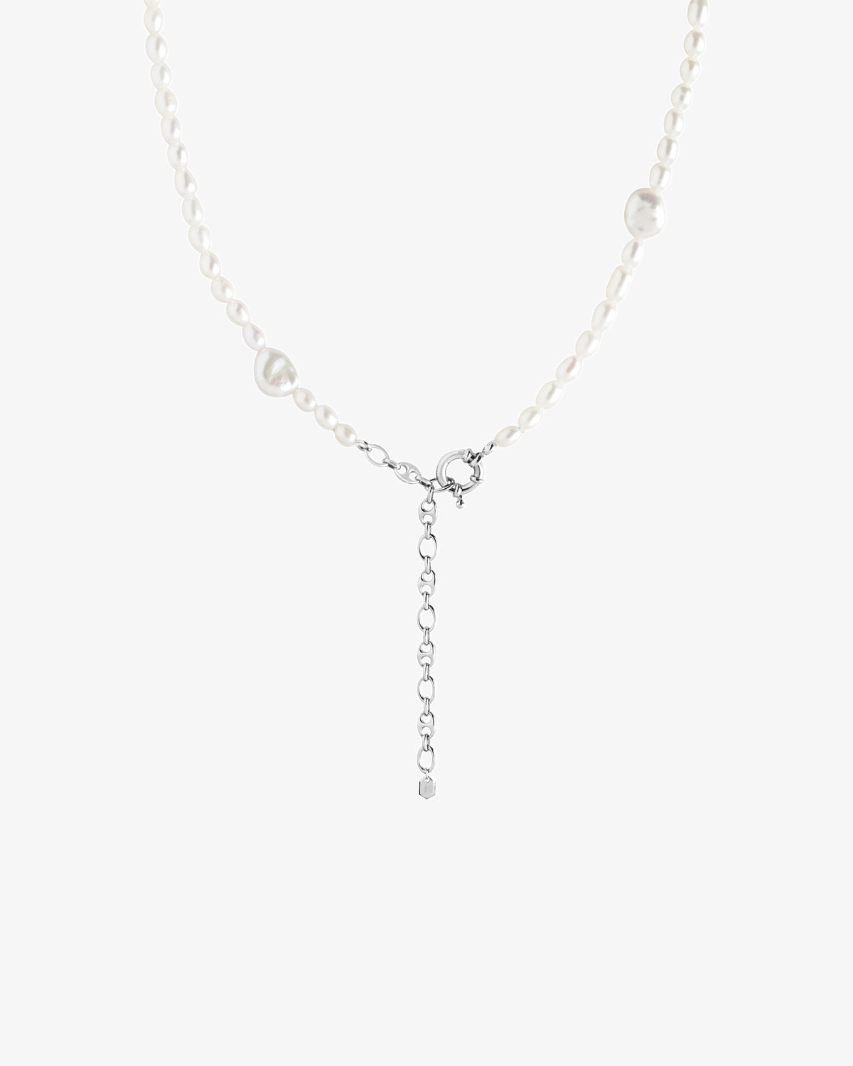 Maria Black Martini Pearl Necklace in 925 sterling silver, detail