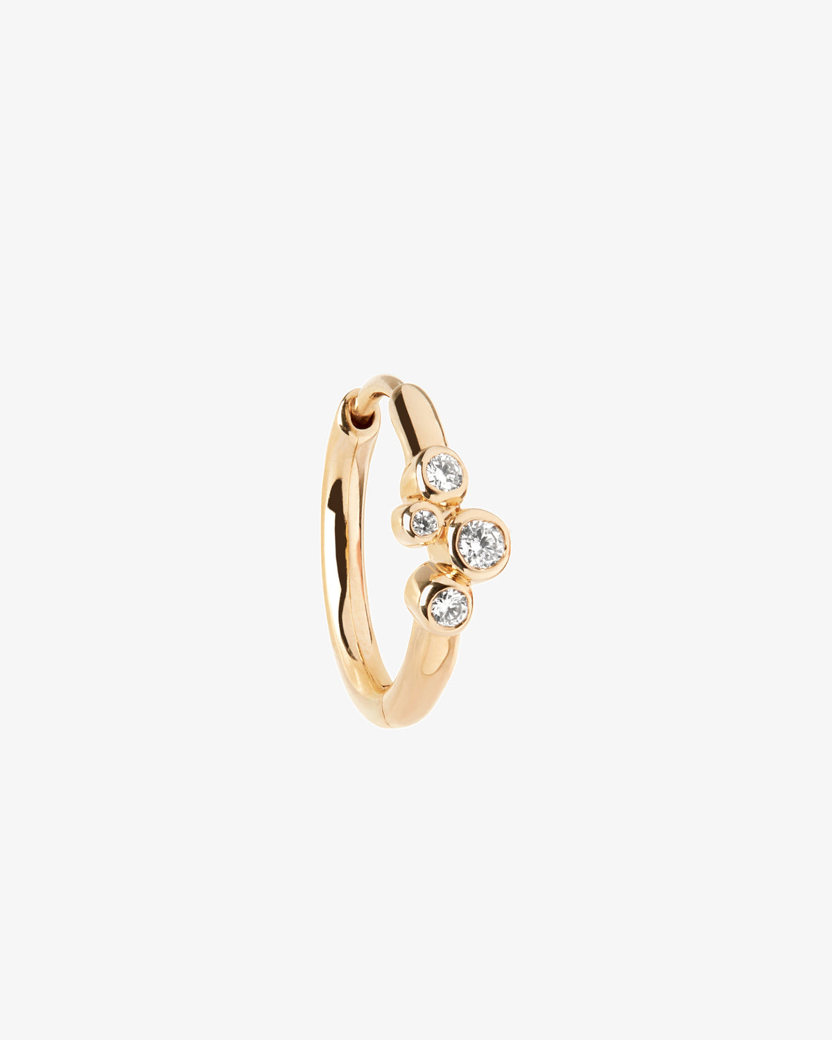 Maria Black Fine 14K Gold Elena Lab Grown Diamond Huggie 10 Single Earring