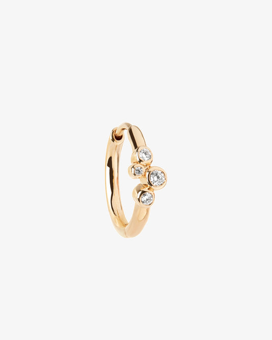 Maria Black Fine 14K Gold Elena Lab Grown Diamond Huggie 10 Single Earring