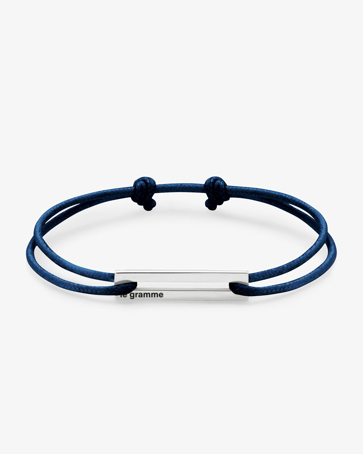 Le gramme 7g navy cord bracelet