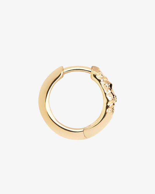 Maria Black Axton 11 Huggie Single Earring in gold-plated sterling silver