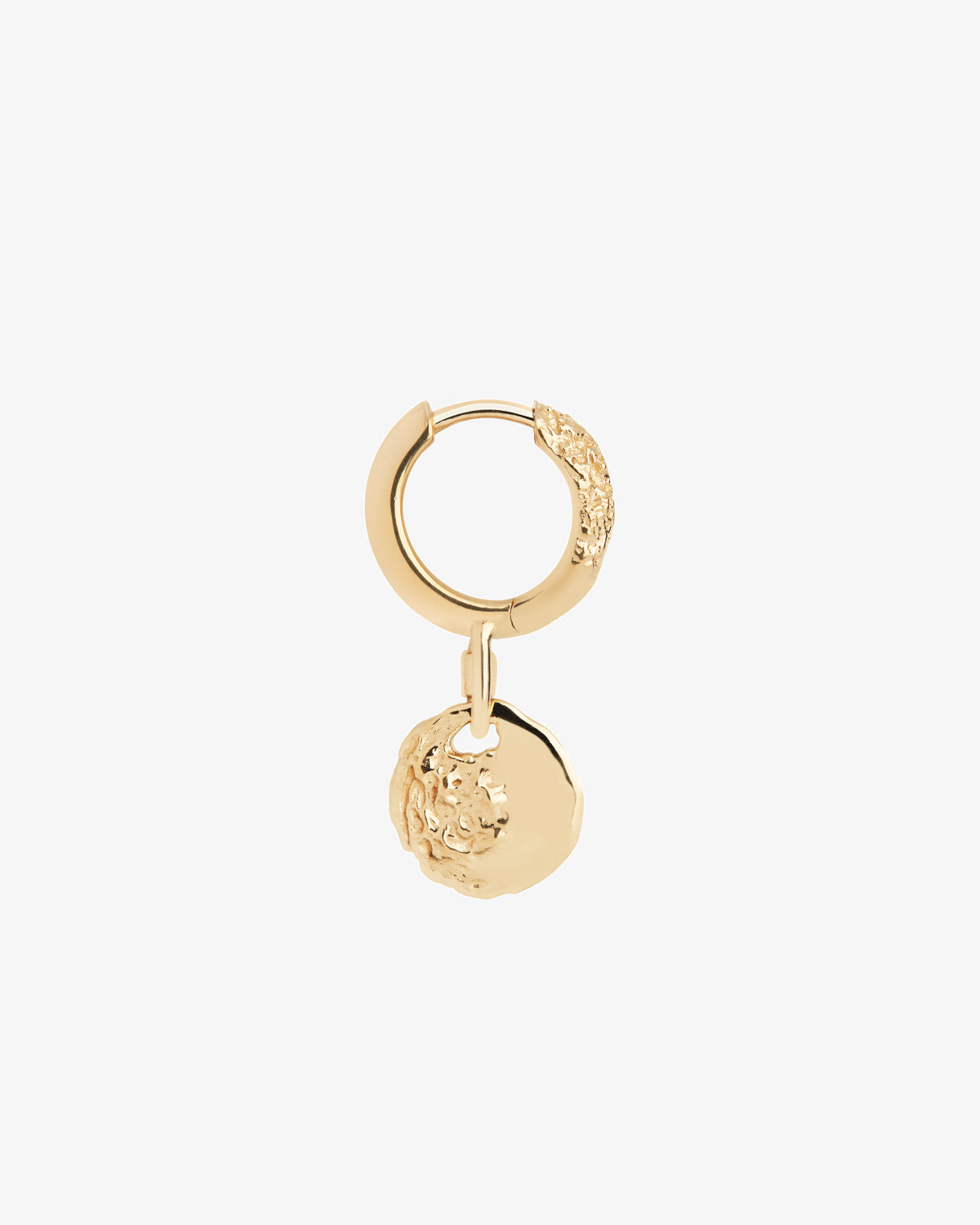 Maria Black Avani 9 Huggie Single Earring in gold-plated sterling silver