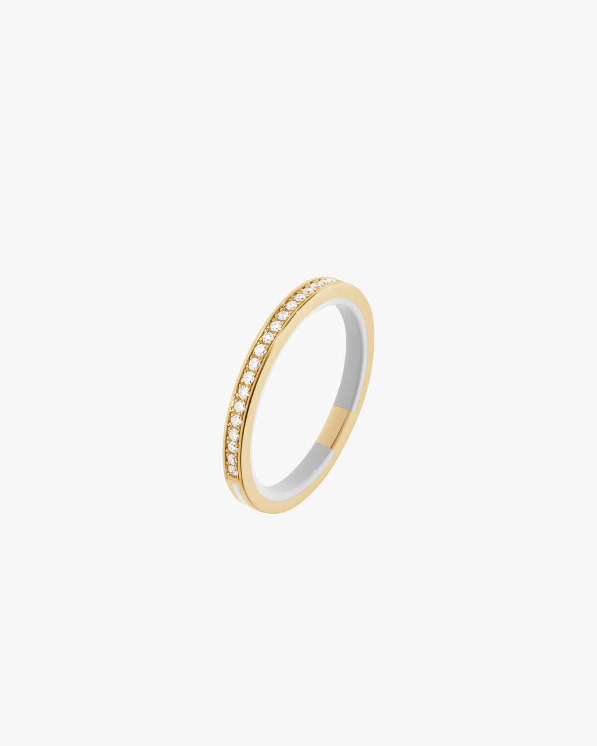 Maria Black Fine 14K Gold Casablanca Lab Grown Diamond Ring White