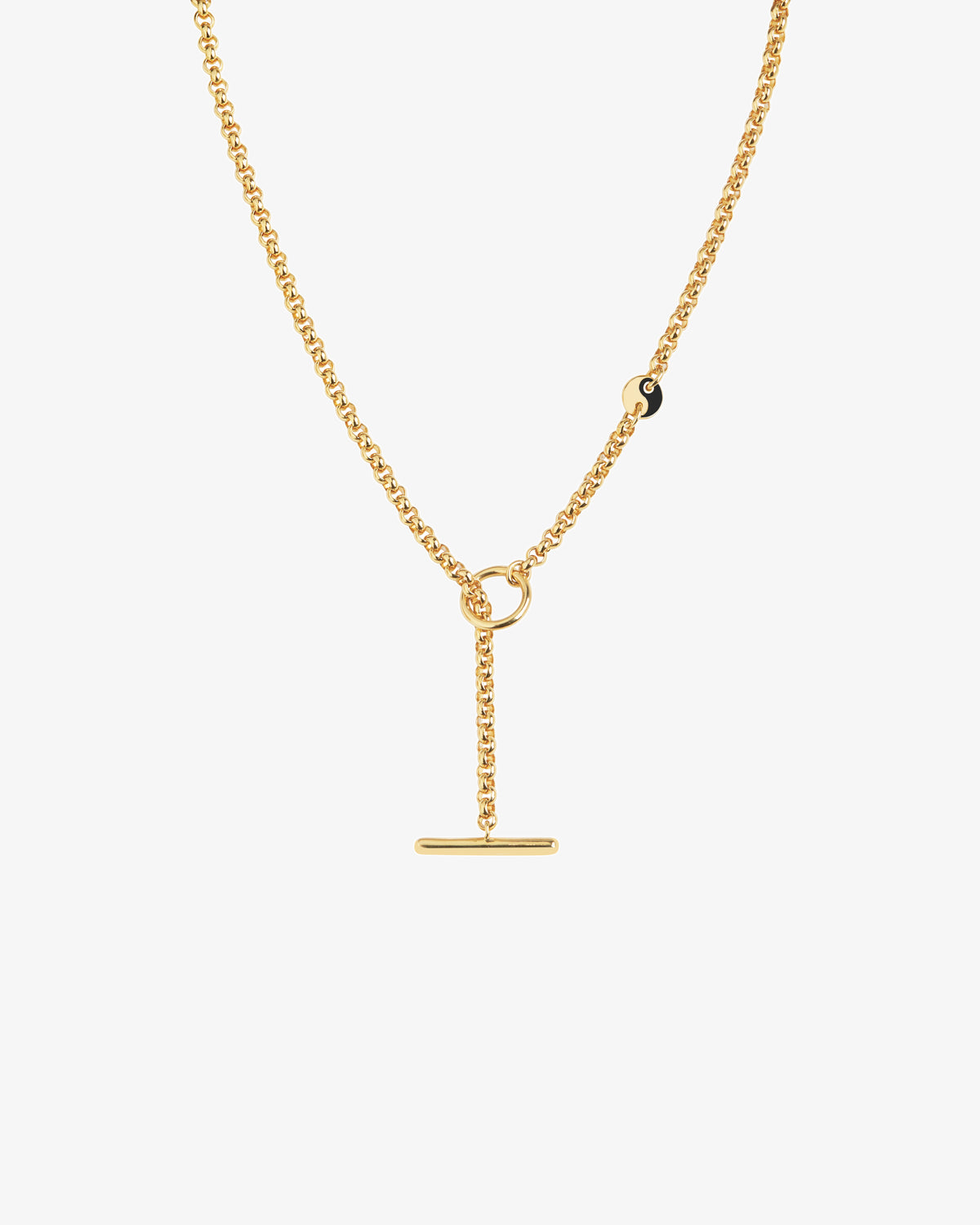 Maria Black Nostalgia Necklace in gold-plated sterling silver, detail, view 2