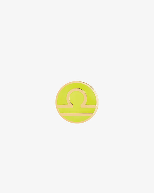 Maria Black Libra Coin Neon Charm in gold-plated sterling silver