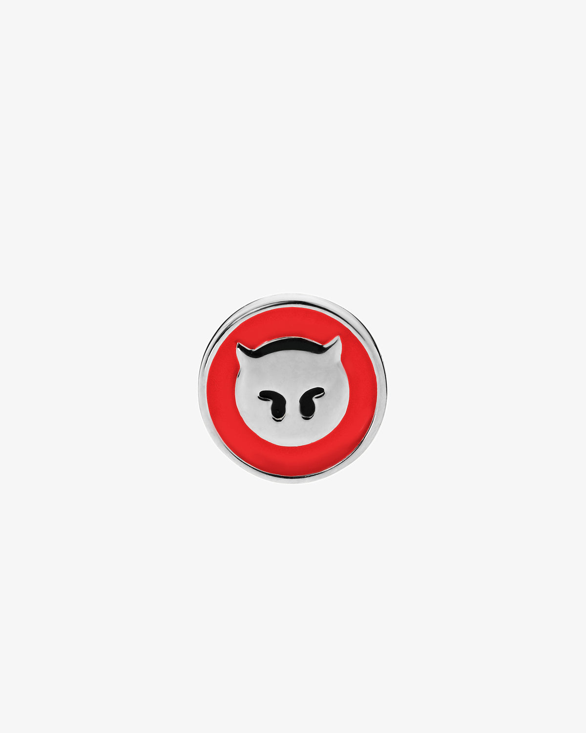 Maria Black Naughty Coin Red Charm in 925 sterling silver