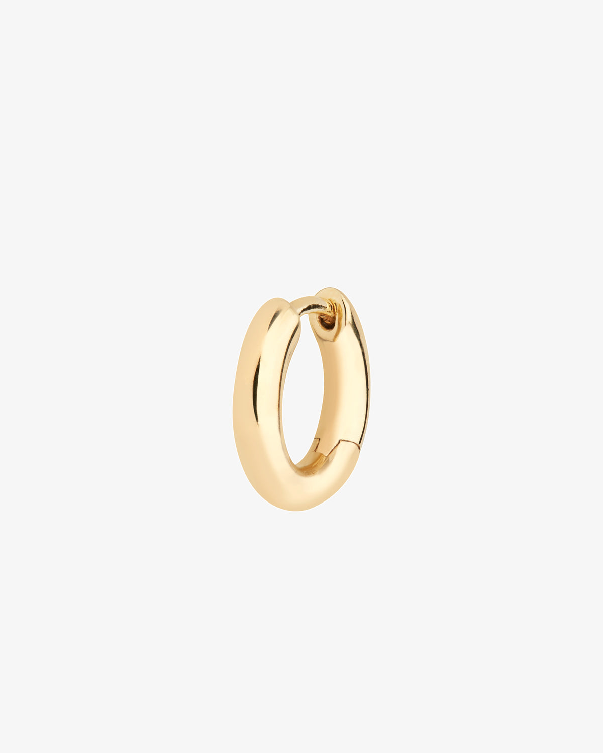Maria Black Slate 10 Huggie Single Earring in gold-plated sterling silver