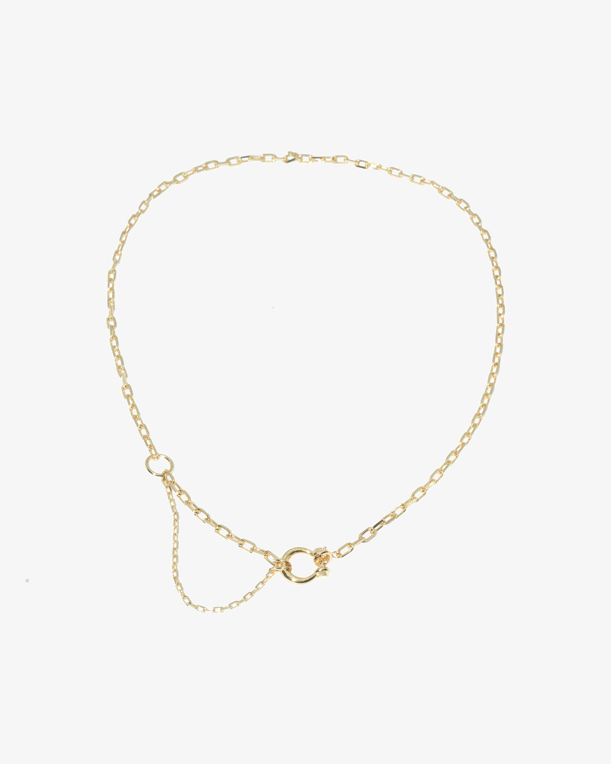 Maria Black Jordan 48 Necklace in gold-plated sterling silver, front view