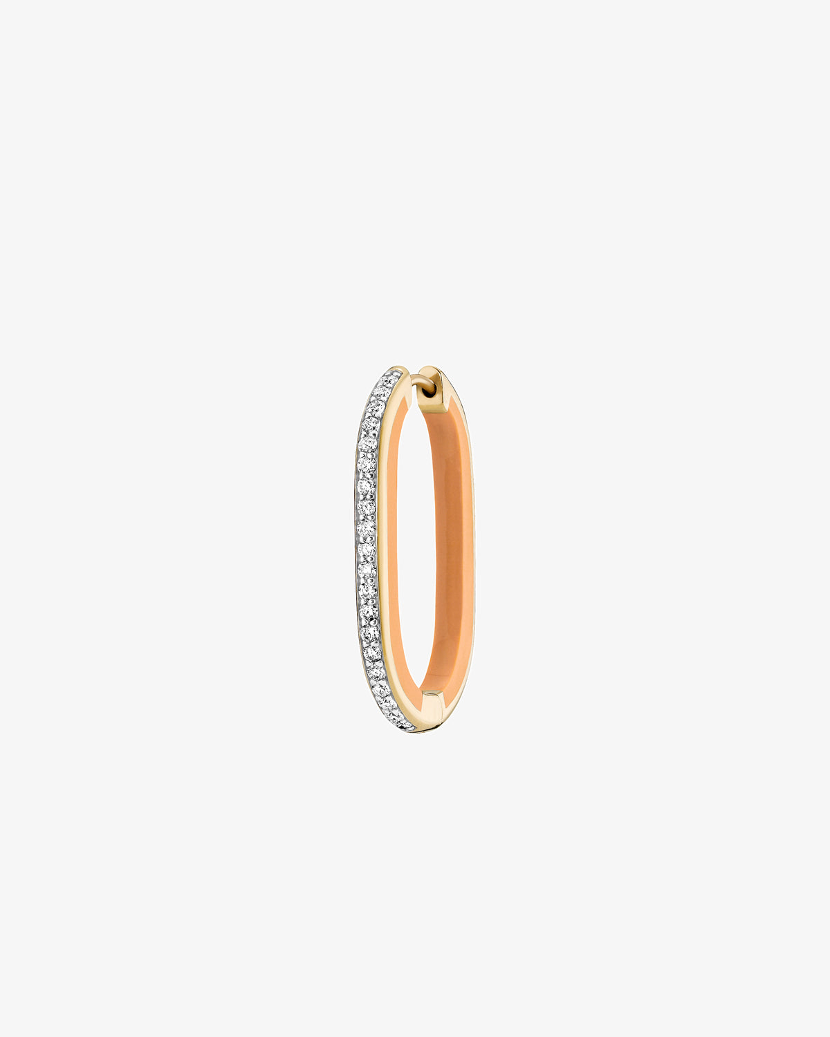 Maria Black Fine 14K Gold A Walk to Remember Orange Lab Grown Diamond Single Earring