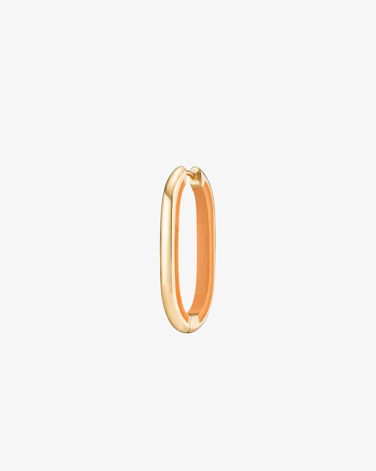 Maria Black Fine 14K Gold A Walk to Remember Orange Lab Grown Diamond Single Earring, side view