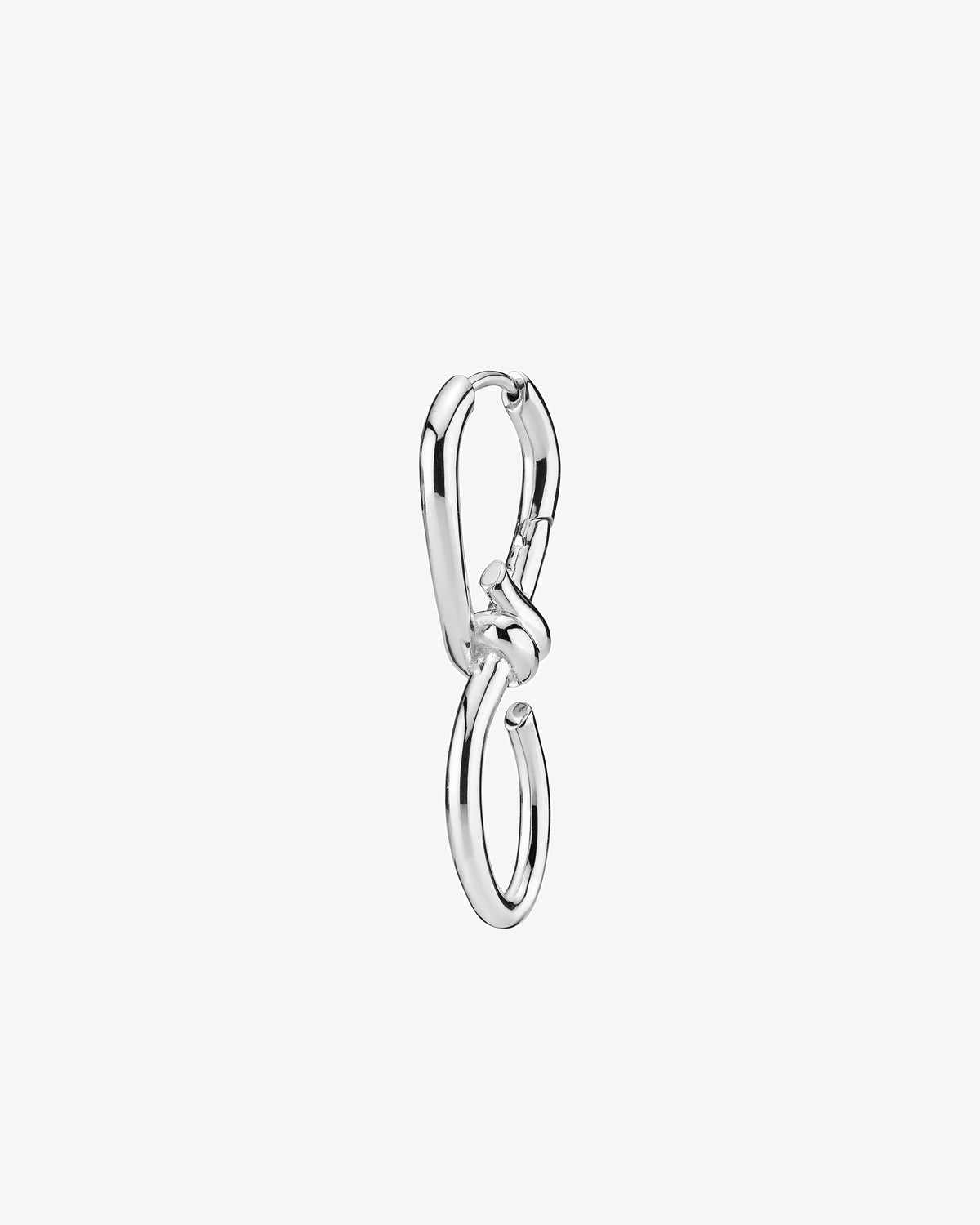 Maria Black Pirro Single Earring in 925 sterling silver, angled view