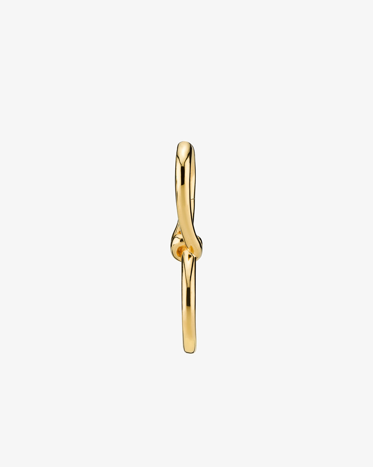 Maria Black Pirro Single Earring in gold-plated sterling silver, side view