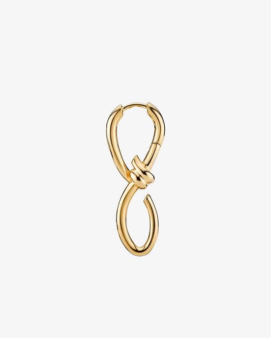 Maria Black Pirro Single Earring in gold-plated sterling silver