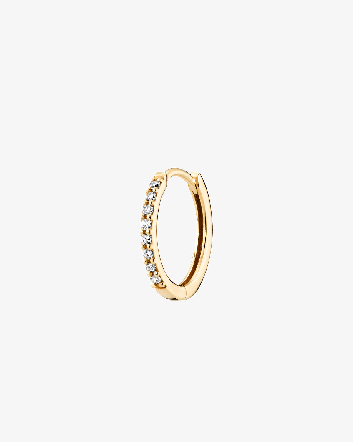 Maria Black Fine 14K Gold Lamarr Lab Grown Diamond Huggie 10 Single Earring