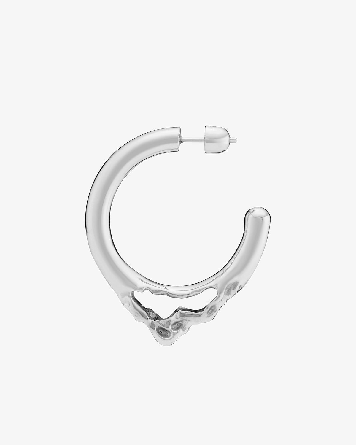 Maria Black Flea 25 Hoop Single Earring in 925 sterling silver