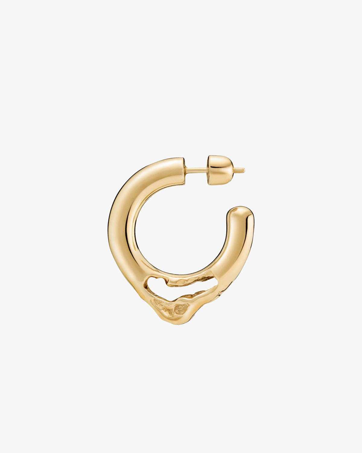 Maria Black Flea 15 Hoop Single Earring in gold-plated sterling silver