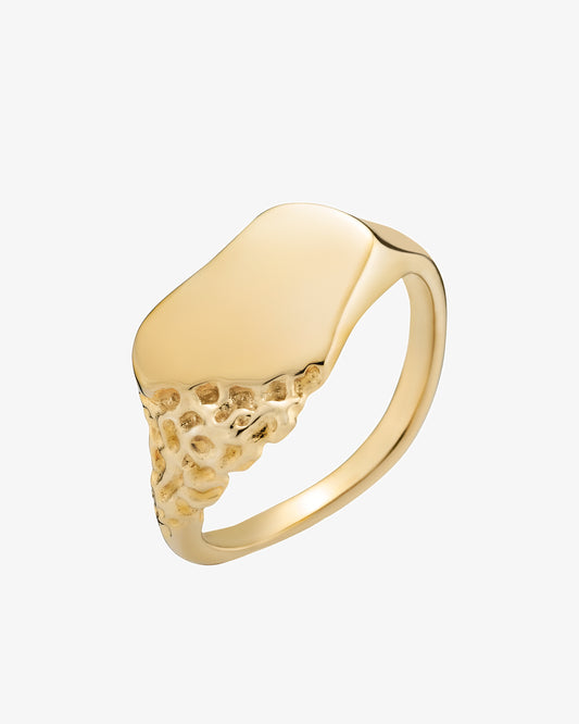 Maria Black Sawyer Ring in gold-plated sterling silver